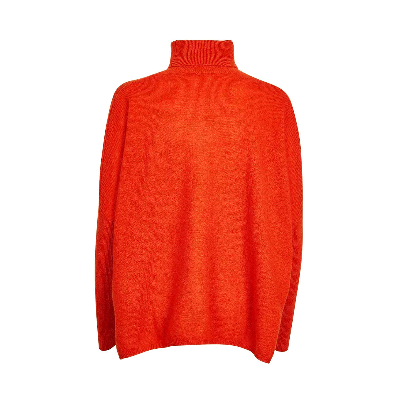 ABSOLUT CASHMERE Dolcevita Poncho Clara Donna Coral Fluo AC142011C CORAIL FLUO 