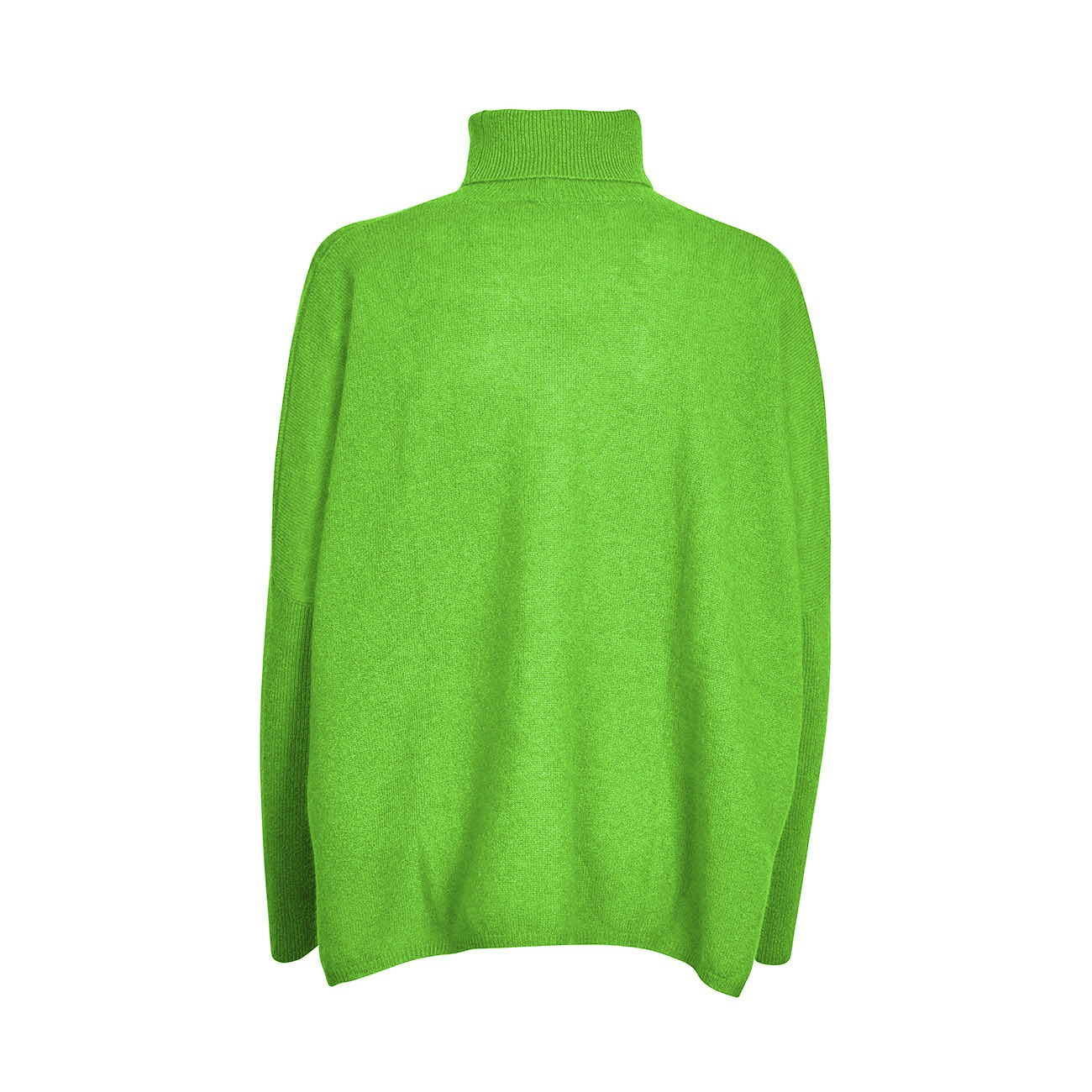 ABSOLUT CASHMERE Dolcevita Poncho Clara Donna Vert Fluo AC142011C VERT FLUO 