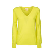 ABSOLUT CASHMERE Pull Arielle Donna Jaune Fluo AC142013C JAUNE FLUO 