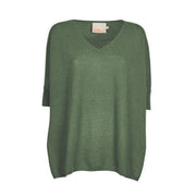 ABSOLUT CASHMERE Pull Poncho Astrid Donna Kaki AC142020C KAKI 