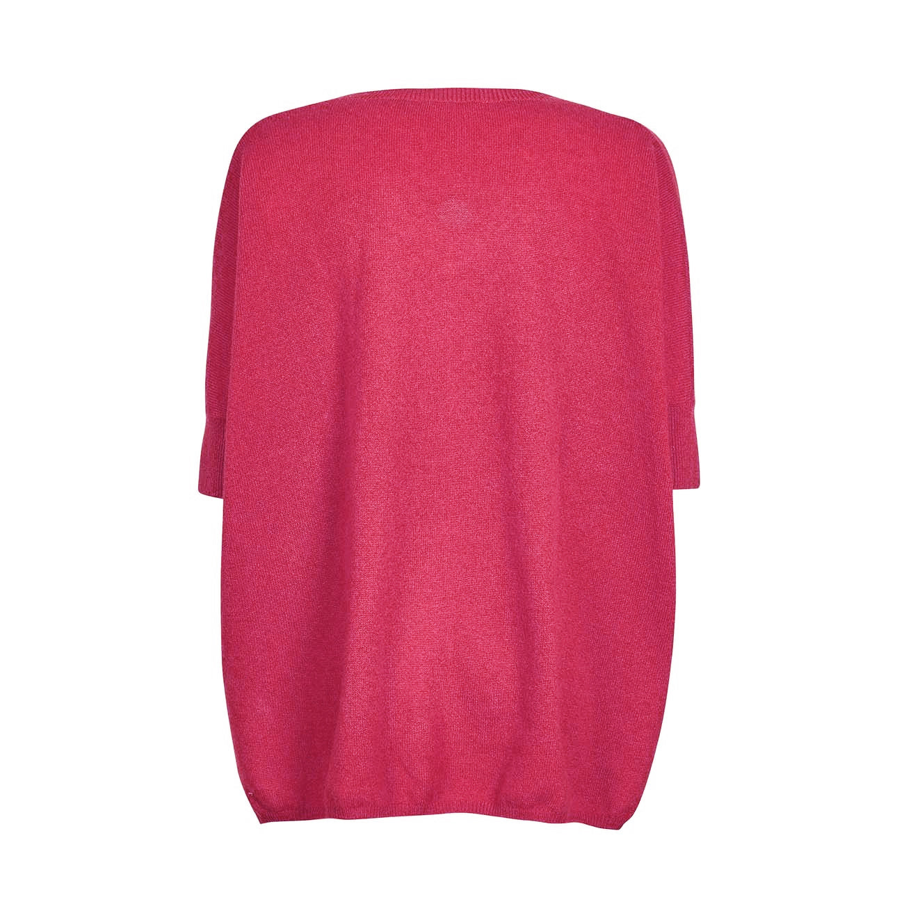 ABSOLUT CASHMERE Pull Poncho Astrid Donna Rose Fluo AC142020C ROSE FLUO 