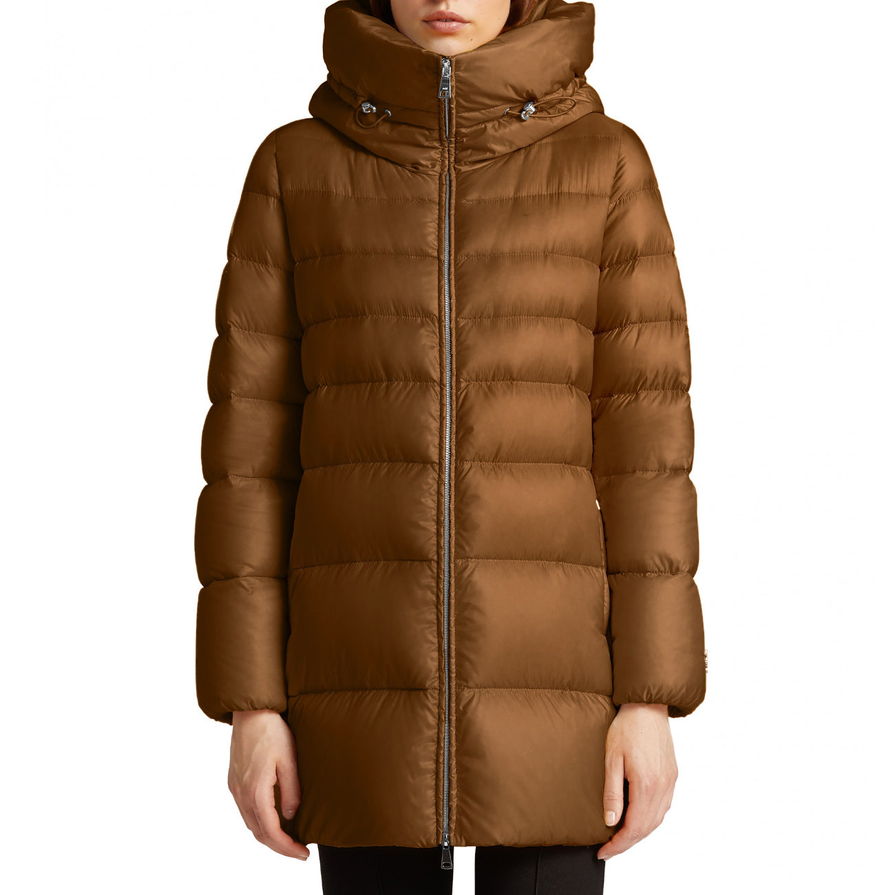 ADD Giacca Imbottita Lunga Donna Wood 6AW226 7691 WOOD 