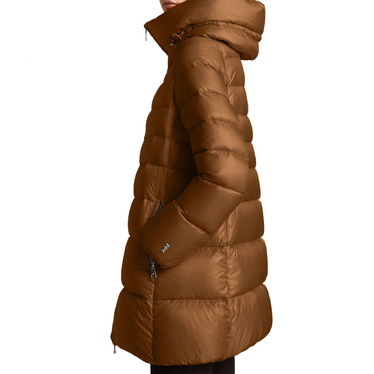 ADD Giacca Imbottita Lunga Donna Wood 6AW226 7691 WOOD 