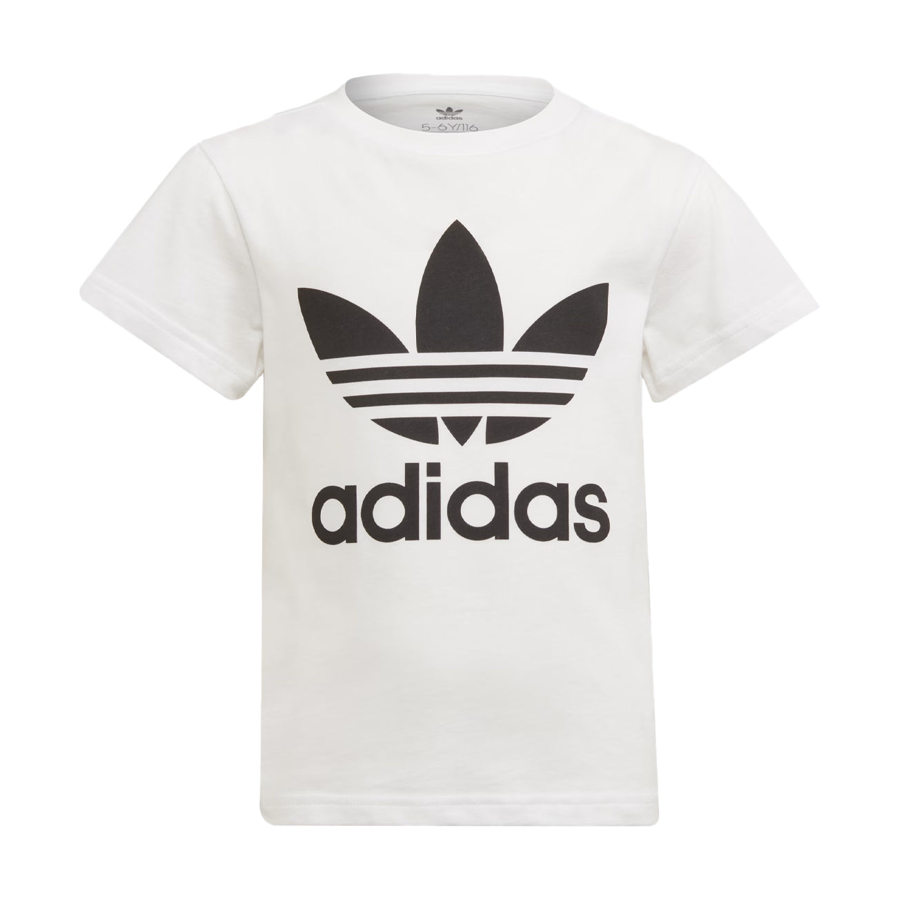 ADIDAS Tshirt Trefoil Bambino White H25246 WHITE/BLACK 