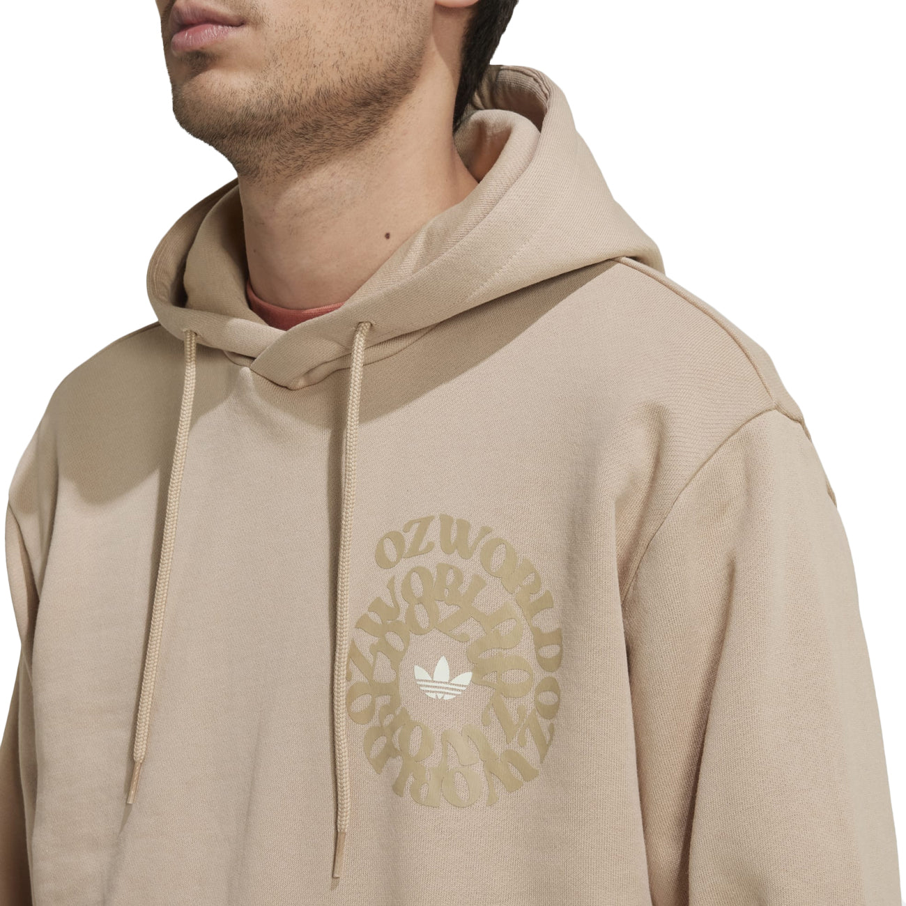 ADIDAS Felpa Con Cappuccio Ozworld HL9252 MAGIC BEIGE 