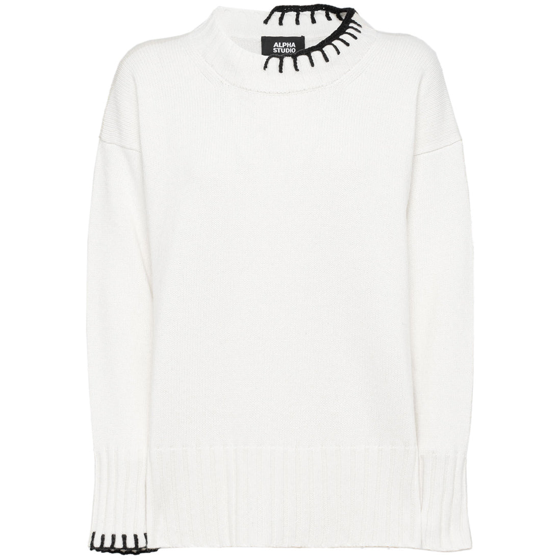 ALPHA STUDIO Maglione Donna Latte AD/8080C 5083 LATTE 
