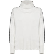 ALPHA STUDIO Maglione Collo Alto Donna Latte AD/8081H 5083 LATTE 
