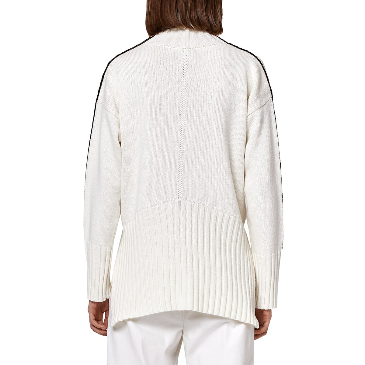 ALPHA STUDIO Maglione Collo Alto Donna Latte AD/8081H 5083 LATTE 