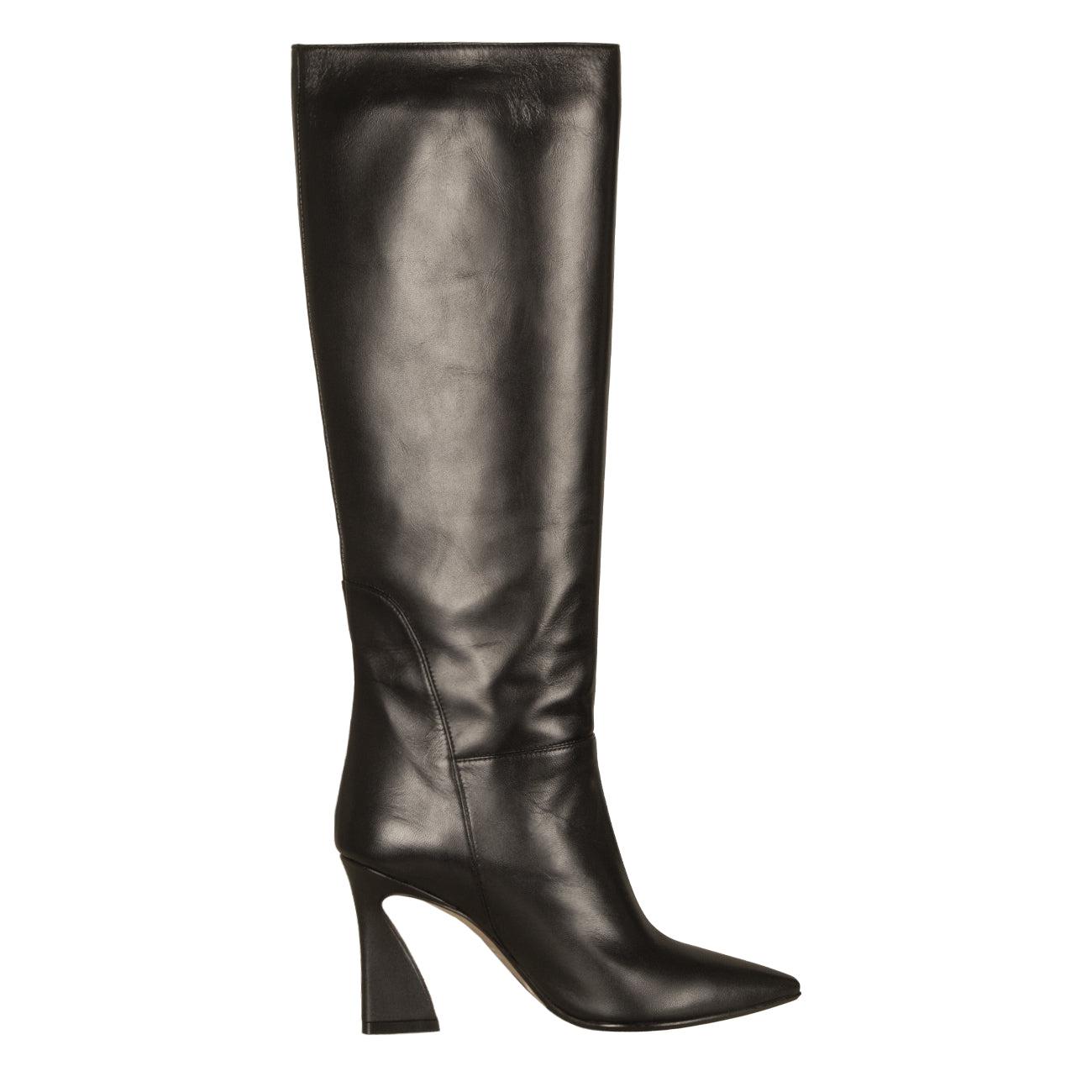 ANNA F. Stivale Décolleté Con Tacco Donna Nero 9856 NERO 