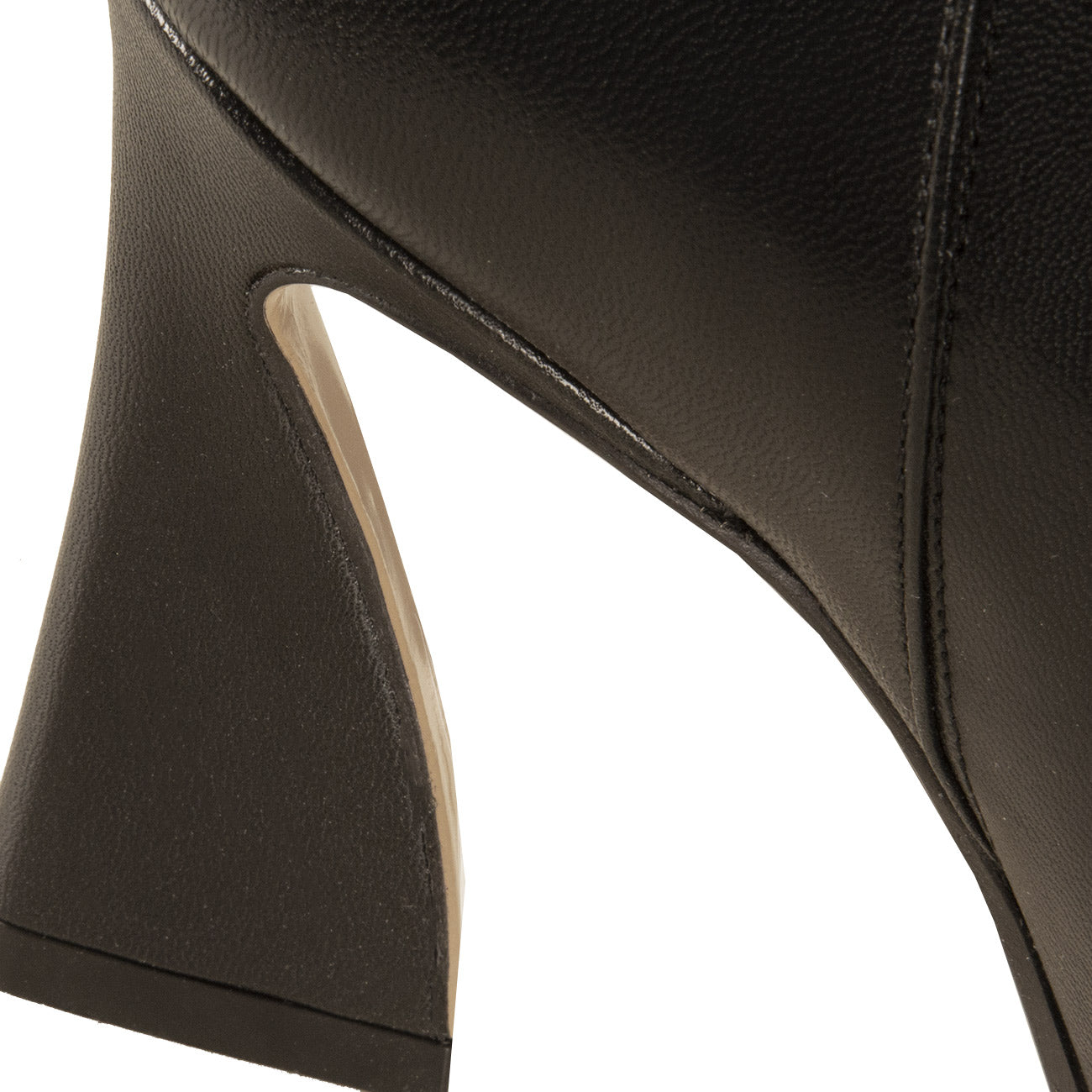 ANNA F. Stivale Décolleté Con Tacco Donna Nero 9856 NERO 