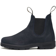 BLUNDSTONE FOOTWEAR Stivaletti Chelsea In Pelle Scamosciata Uomo Navy Waxed 222M1912 1912 NAVY WAXED 