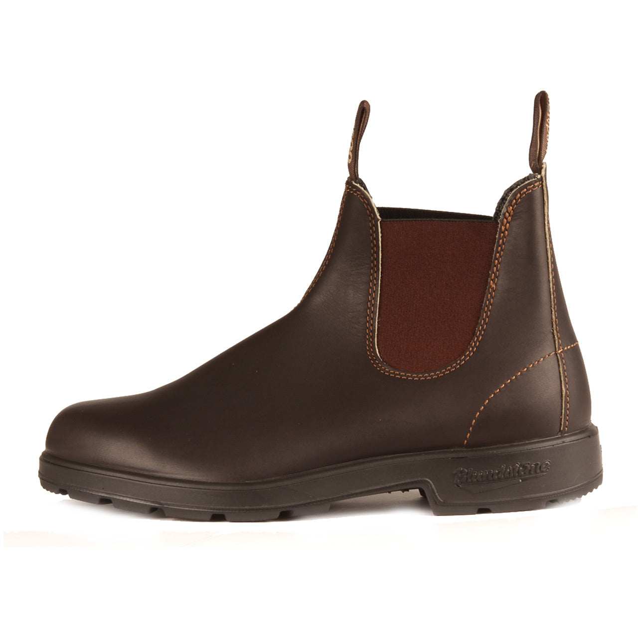 BLUNDSTONE FOOTWEAR Stivaletti Chelsea In Pelle Impermeabile Uomo Stout Brown 222M500 500 STOUT BROWN 