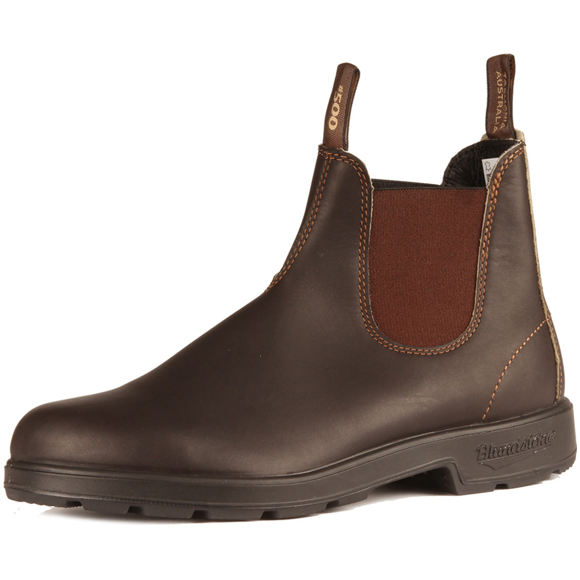 BLUNDSTONE FOOTWEAR Stivaletti Chelsea In Pelle Impermeabile Uomo Stout Brown 222M500 500 STOUT BROWN 