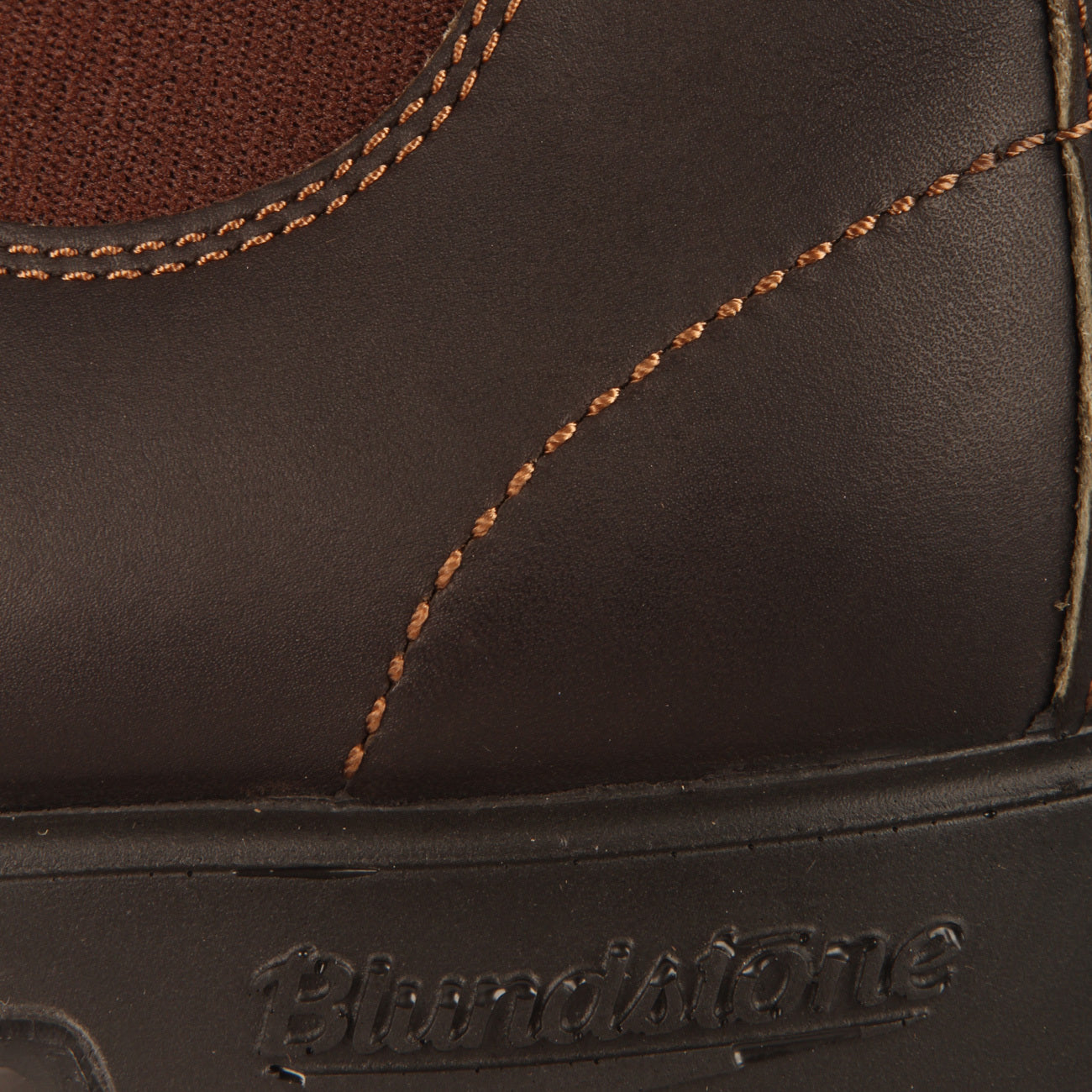 BLUNDSTONE FOOTWEAR Stivaletti Chelsea In Pelle Impermeabile Uomo Stout Brown 222M500 500 STOUT BROWN 