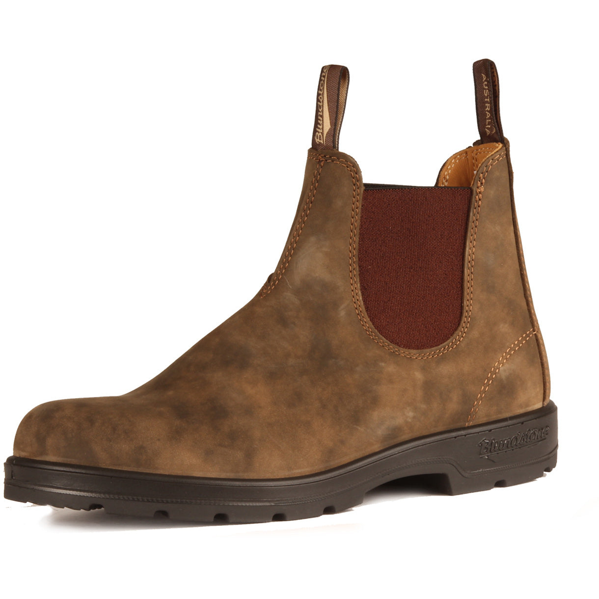 BLUNDSTONE FOOTWEAR Stivaletti Chelsea In Pelle Uomo Rustic Brown 222M585 585 RUSTIC BROWN 