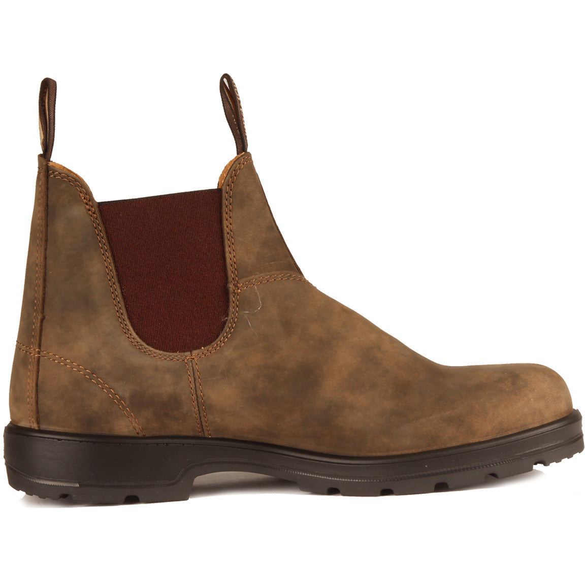 BLUNDSTONE FOOTWEAR Stivaletti Chelsea In Pelle Uomo Rustic Brown 222M585 585 RUSTIC BROWN 