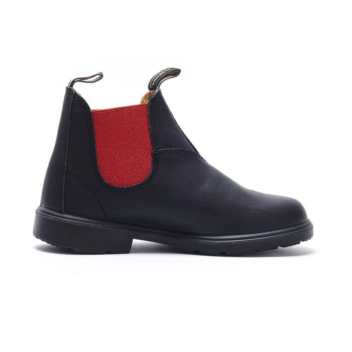 BLUNDSTONE FOOTWEAR El Side Boot Bambino Black Red BCCAL0128/0581 BLK/RED 