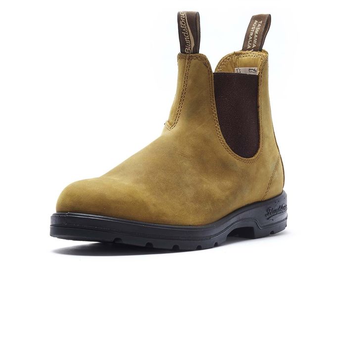 BLUNDSTONE FOOTWEAR El Side Boot Crazy Horse Uomo Wheat BCCAL0337/0561 WHEAT 