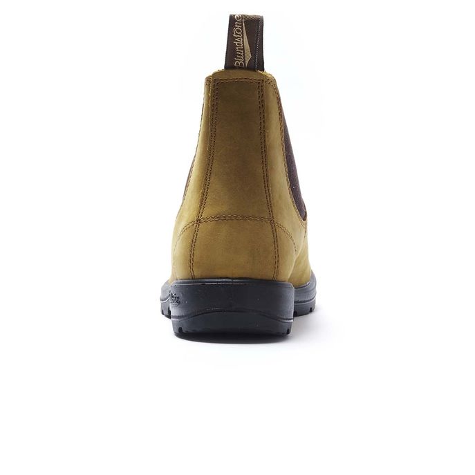 BLUNDSTONE FOOTWEAR El Side Boot Crazy Horse Uomo Wheat BCCAL0337/0561 WHEAT 