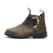 BLUNDSTONE FOOTWEAR El Side Boot Rustic Bambino Brown Camouflage BCCAL0430/1640 BRWNCAMO 