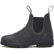 BLUNDSTONE FOOTWEAR Stivaletti El Side Boot Waxed Suede Unisex Steelgry BCCAL0442/1910 STEELGRY 