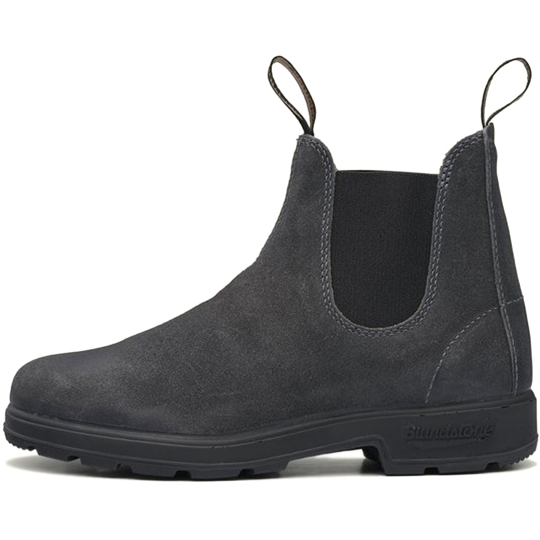 BLUNDSTONE FOOTWEAR Stivaletti El Side Boot Waxed Suede Unisex Steelgry BCCAL0442/1910 STEELGRY 