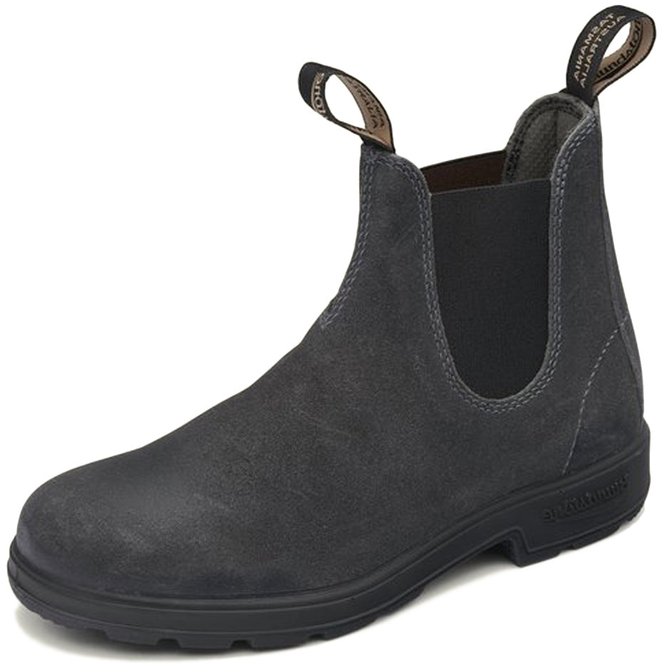 BLUNDSTONE FOOTWEAR Stivaletti El Side Boot Waxed Suede Unisex Steelgry BCCAL0442/1910 STEELGRY 