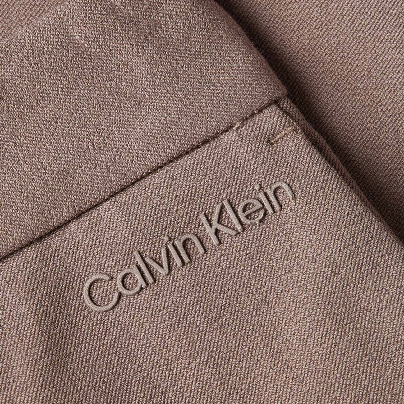 CALVIN KLEIN Pantaloni Sigaretta Stretch Gabardine Donna Desert Brown K20K203774 GZE DESERT BROWN 