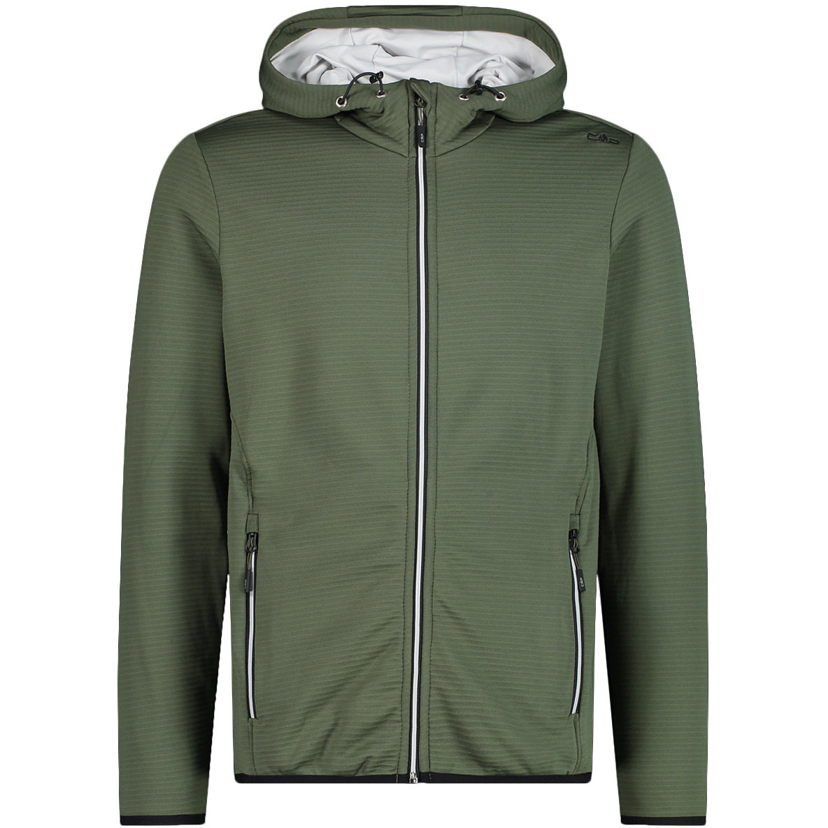 CMP Giacca In Pile Stretch Perform Uomo Oil Green 32E1877 OIL GREEN 