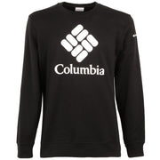 COLUMBIA Felpa Treck Logo Uomo Nero 1957933 017 BLACK 