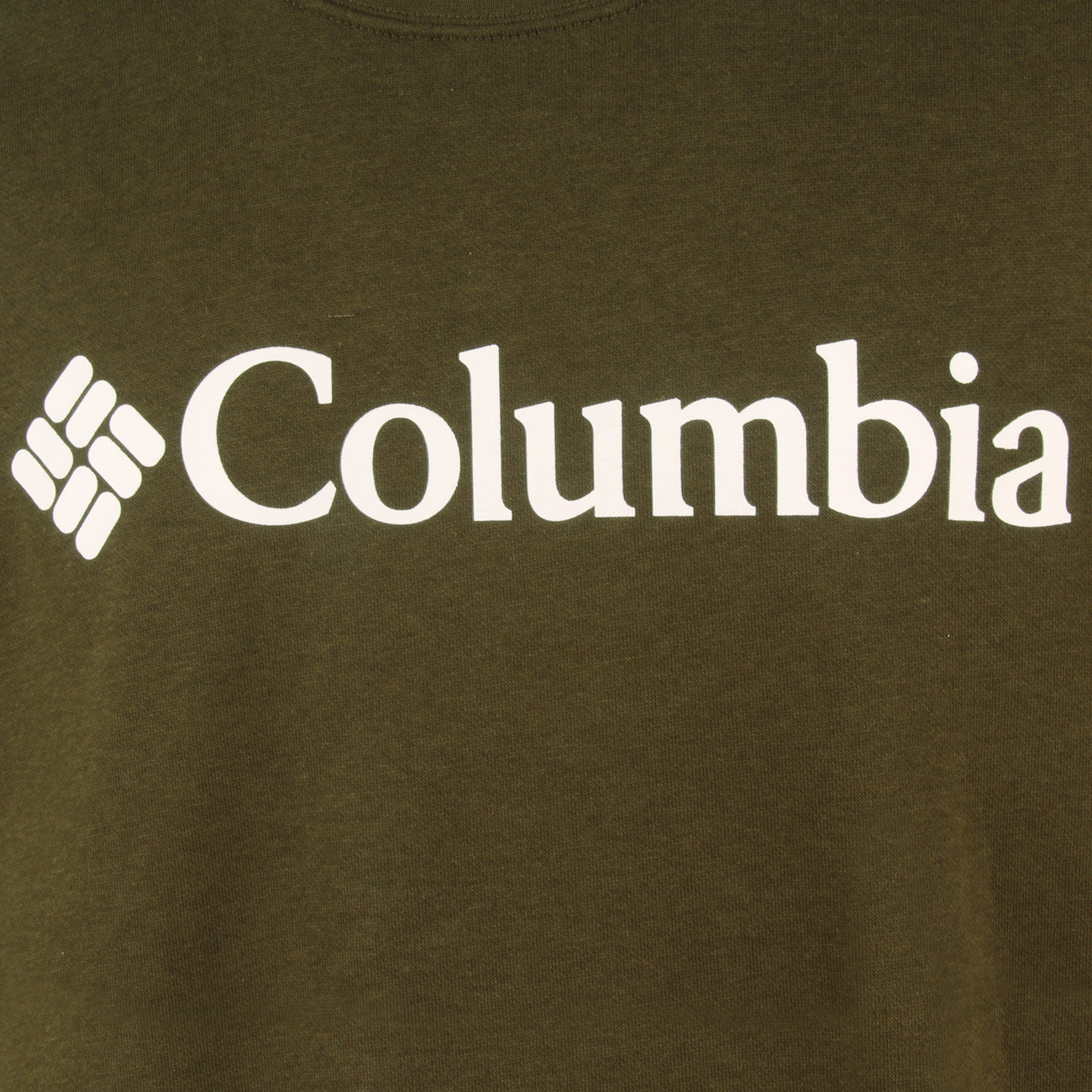 COLUMBIA Felpa Treck Logo Uomo Olive Green 1957933 321 OLIVE GREEN 