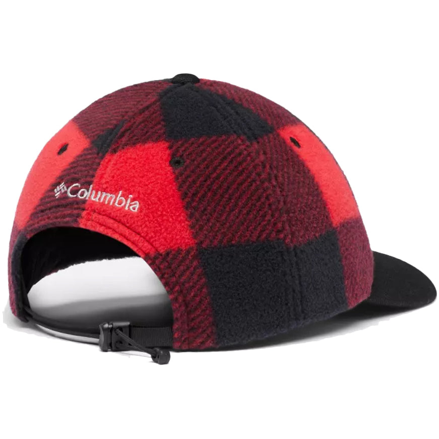 COLUMBIA Cappello Ii Fleece Ball Cap Uomo Mountain Red Check Print Black 1958171 613 MOUNTAIN RED CHECK PRINT/B 