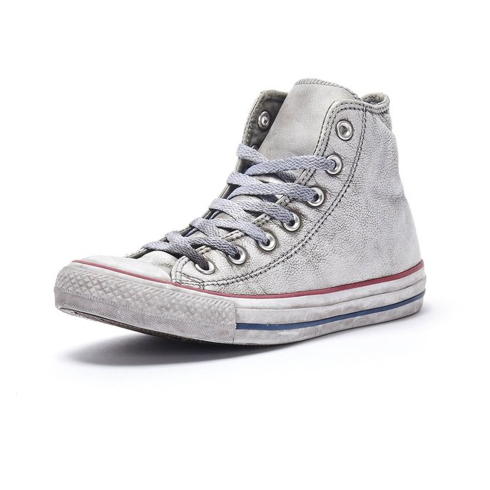 CONVERSE Sneakers Ctas Hi Leather Ltd Donna Smoke 158576C CONCRETESMOKEIN 