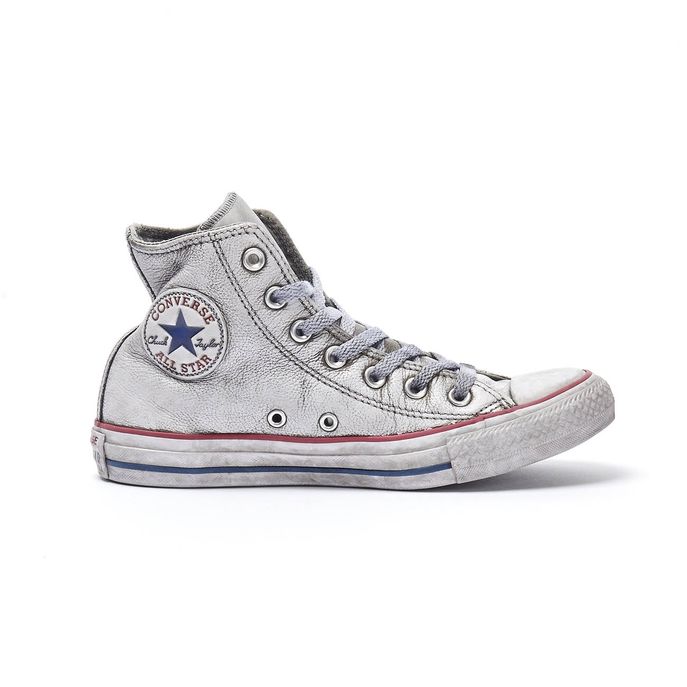 CONVERSE Sneakers Ctas Hi Leather Ltd Donna Smoke 158576C CONCRETESMOKEIN 