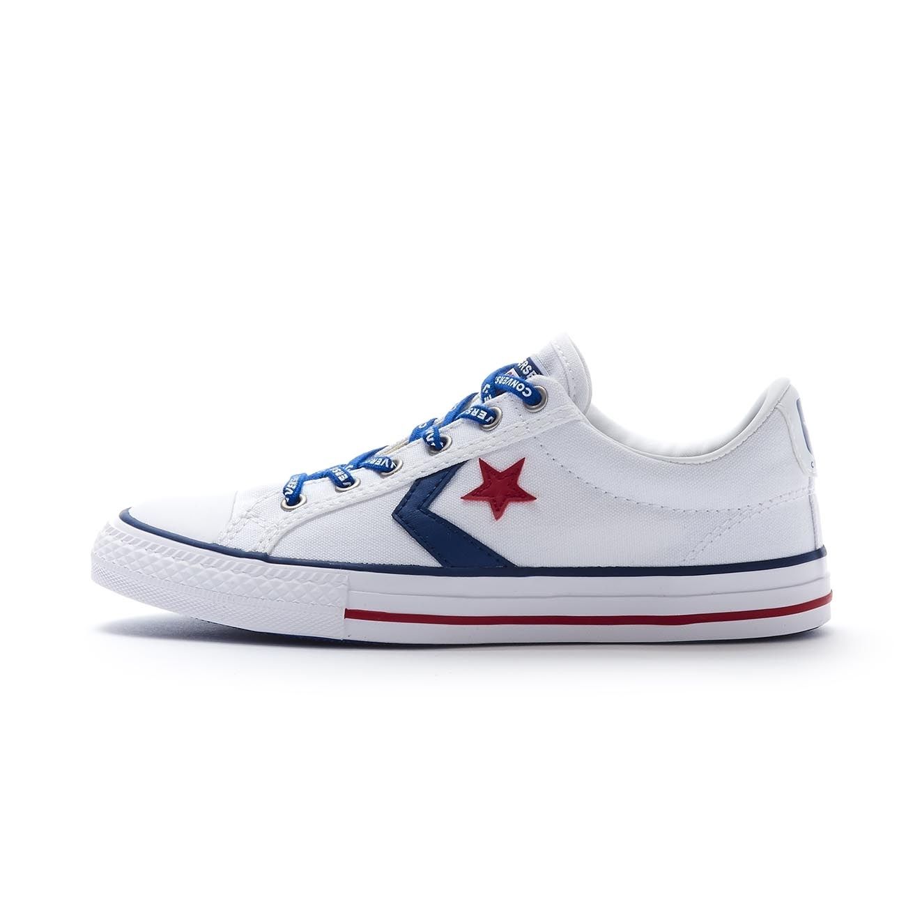 CONVERSE Sneakers Star Player Ev Ox White Navy Gym Red 663992C WHT/NAVY/RED 