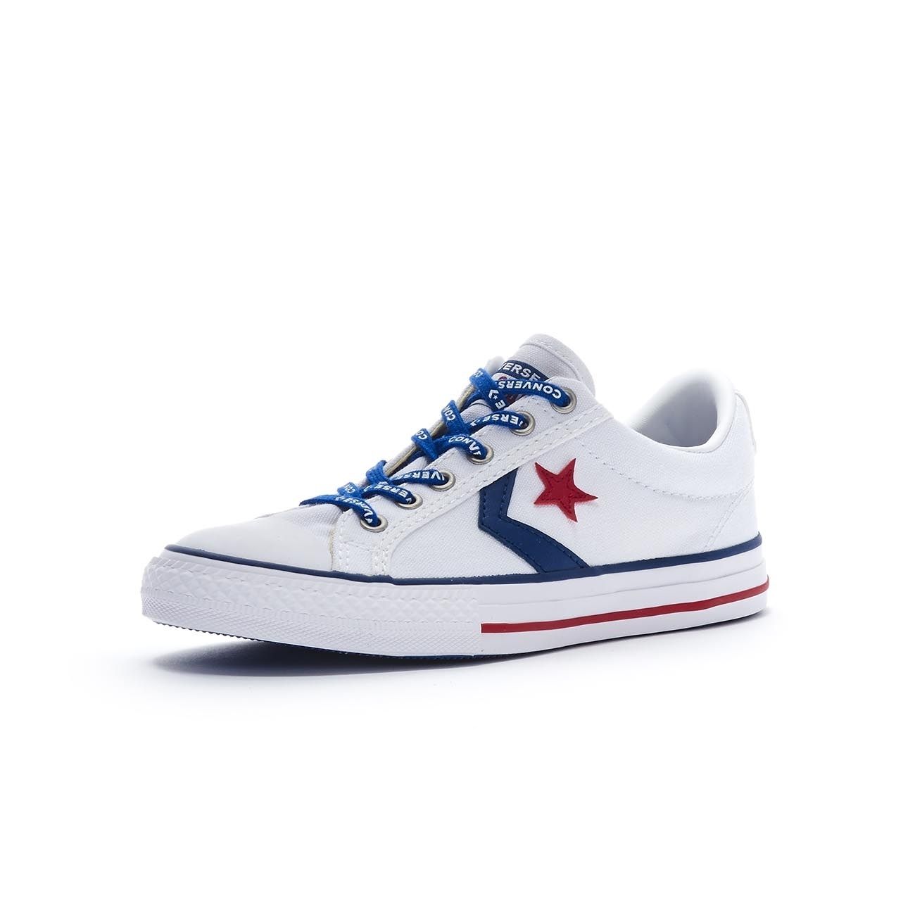 CONVERSE Sneakers Star Player Ev Ox White Navy Gym Red 663992C WHT/NAVY/RED 
