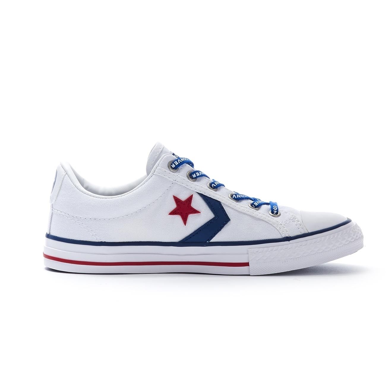 CONVERSE Sneakers Star Player Ev Ox White Navy Gym Red 663992C WHT/NAVY/RED 