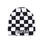 DISCLAIMER Cappellino Con Risvolto Con Scacchi Unisex Nero Bianco DSAF220026 NERO/BIANCO 