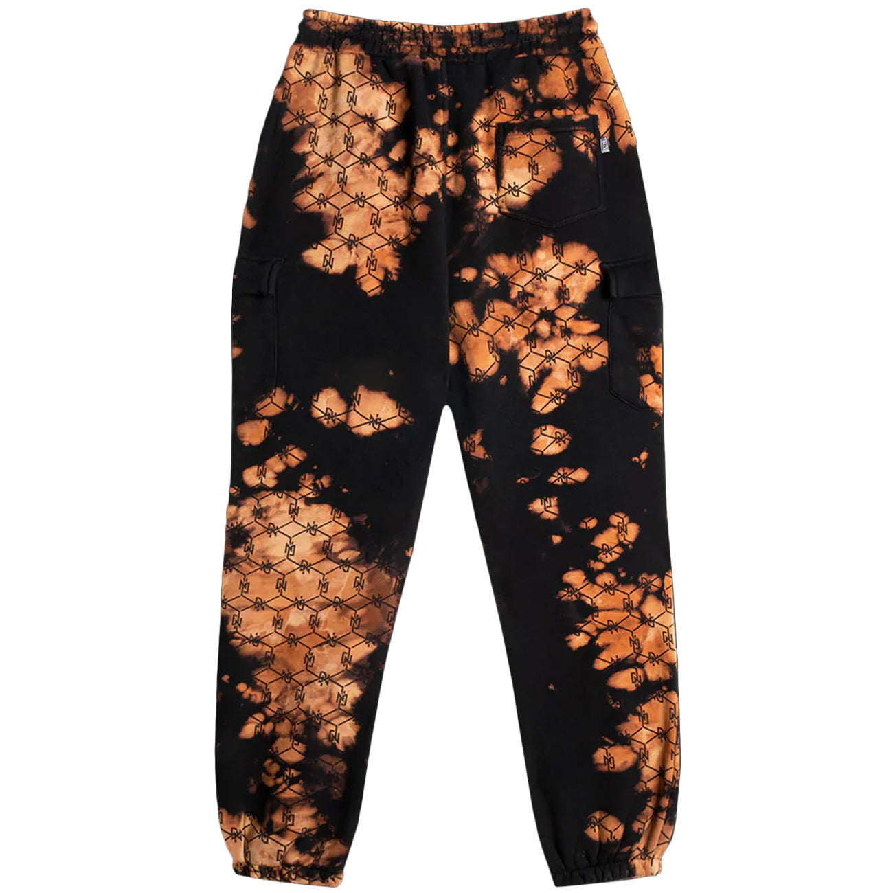 DOLLY NOIRE Jogger Tye Dye Monogram Uomo Nero PA313/PT/01 BLACK 