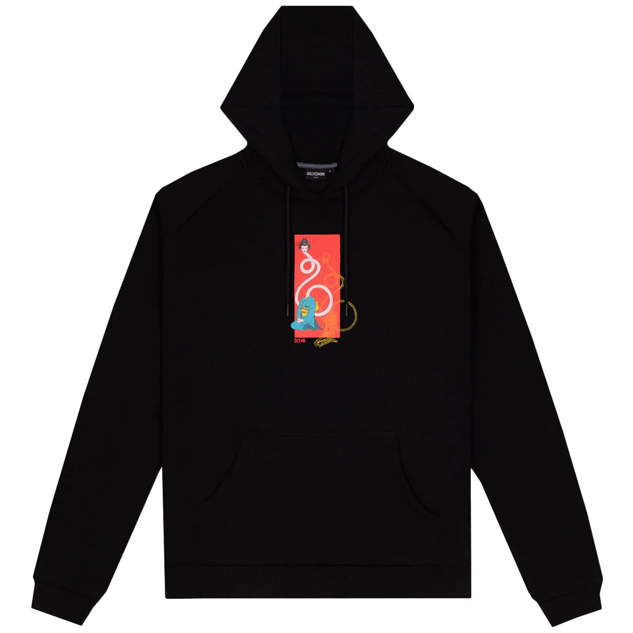 DOLLY NOIRE Felpa Stampa Frontale Uomo Nero SW171/SA/01 BLACK 