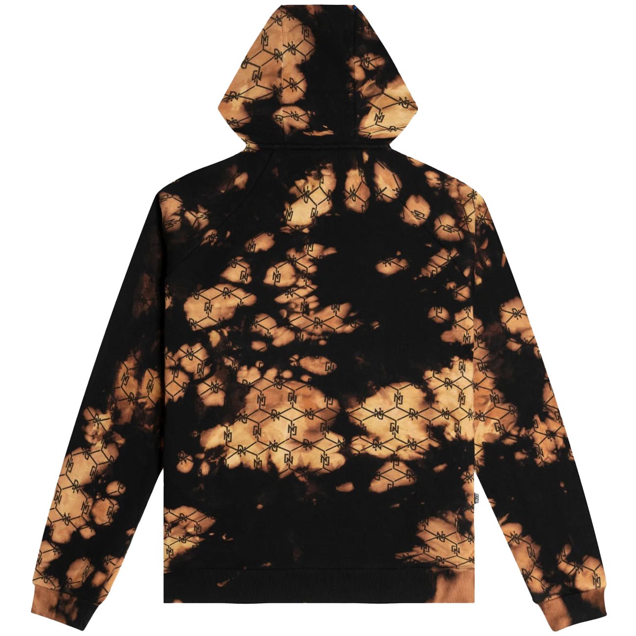 DOLLY NOIRE Felpa Tie Dye Uomo Nero SW313/SA/01 BLACK 
