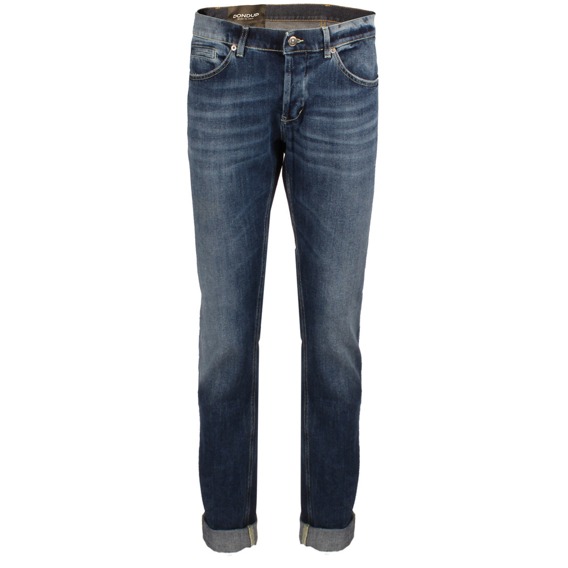 DONDUP Jeans George Effetto Fermo Uomo Blu UP232 DS0229U DI4 800 BLU 