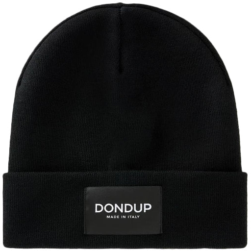DONDUP Berretto In Lana Uomo Nero UQ063 Y00474U XXX 999 NERO 