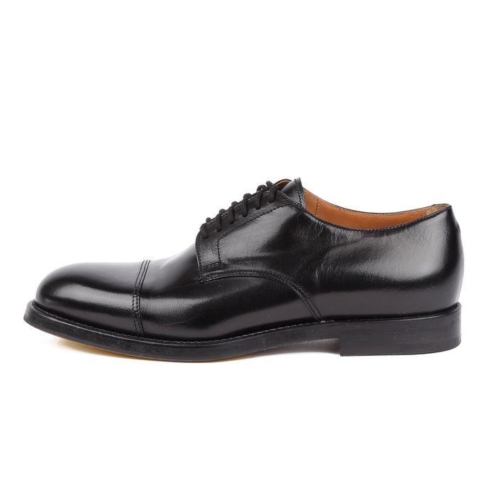 DOUCAL`S Derby Con Puntale In Pelle Spazzolata Uomo Nero DU2170DAVIUF063 NN00NR/NR 