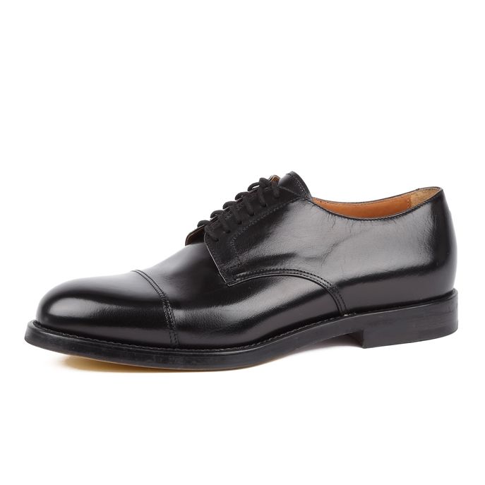 DOUCAL`S Derby Con Puntale In Pelle Spazzolata Uomo Nero DU2170DAVIUF063 NN00NR/NR 