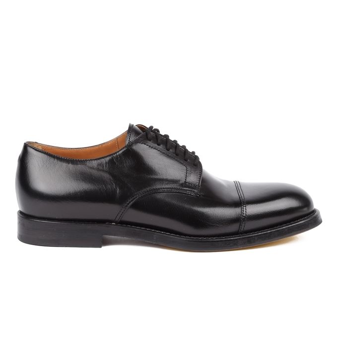 DOUCAL`S Derby Con Puntale In Pelle Spazzolata Uomo Nero DU2170DAVIUF063 NN00NR/NR 