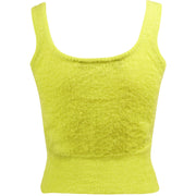 FEDERICA TOSI Top Cropped In Mohair Donna Verde Acido FTI22MK0970XXXXXX 0472 VERDE ACIDO 
