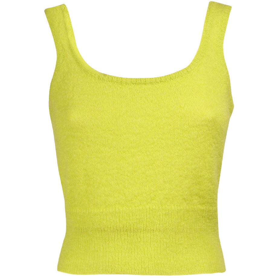 FEDERICA TOSI Top Cropped In Mohair Donna Verde Acido FTI22MK0970XXXXXX 0472 VERDE ACIDO 