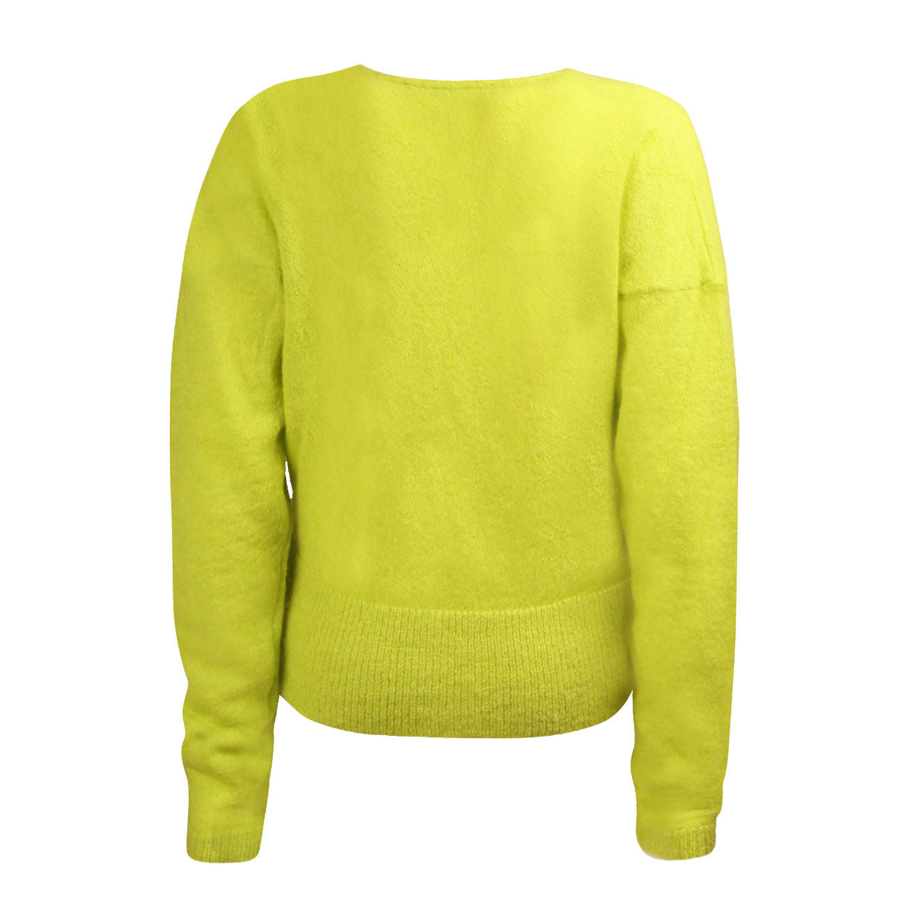 FEDERICA TOSI Cardigan Cropped In Mohair Donna Verde Acido FTI22MK1180XXXXXX 0472 VERDE ACIDO 