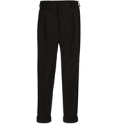 FEDERICA TOSI Pantaloni Pince Donna Nero FTI22PA1050GA0034 0002 NERO 